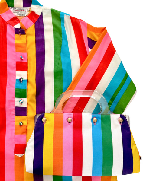 Retro Stripe Shortie Slipcover