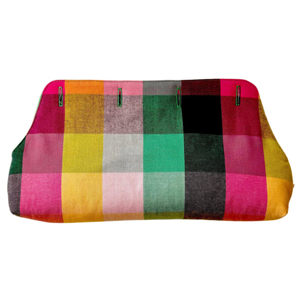 Colorful Check Reversible Shortie Slipcover