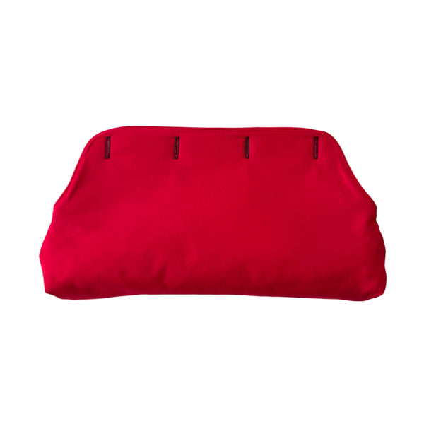 Velvet Leopard Shortie Slipcover – Red Piping