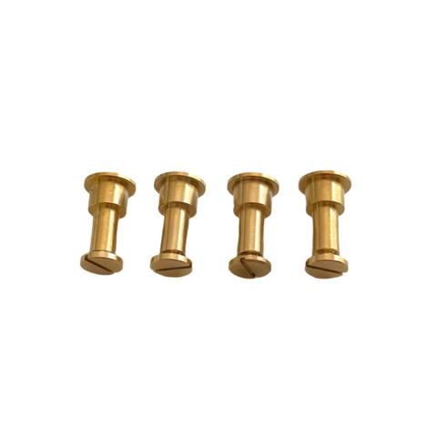 Set of 4 Brass Replacement Buttons for jae Handles