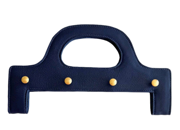 Sample: Navy Leather jae Bag Handle