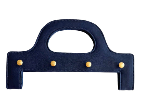 Sample: Navy Leather jae Bag Handle