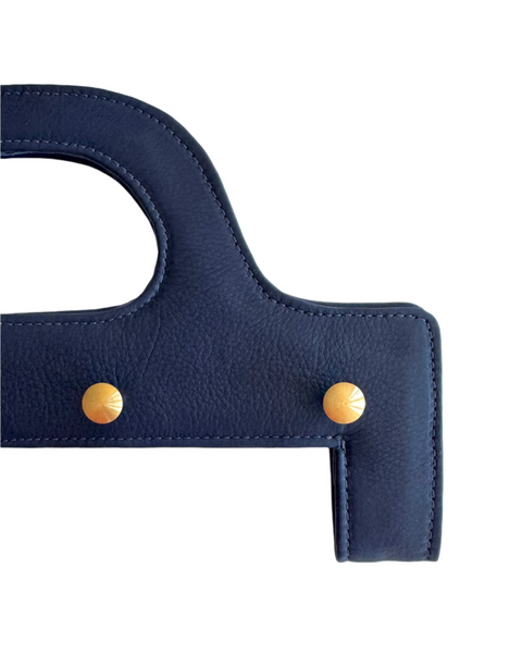 Sample: Navy Leather jae Bag Handle