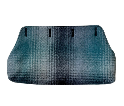 Blue Woolly Plaid Shortie Slipcover