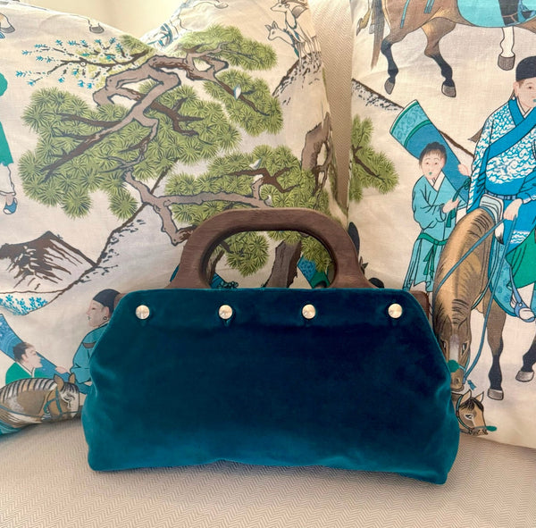 Deep Blue Sea Velvet Shortie Slipcover