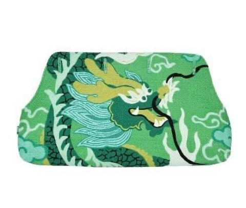 Royal Dragon Reversible Shortie Slipcover (Blue/Green)